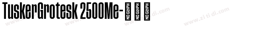 TuskerGrotesk 2500Me字体转换 TuskerGrotesk 2500Me字体转换